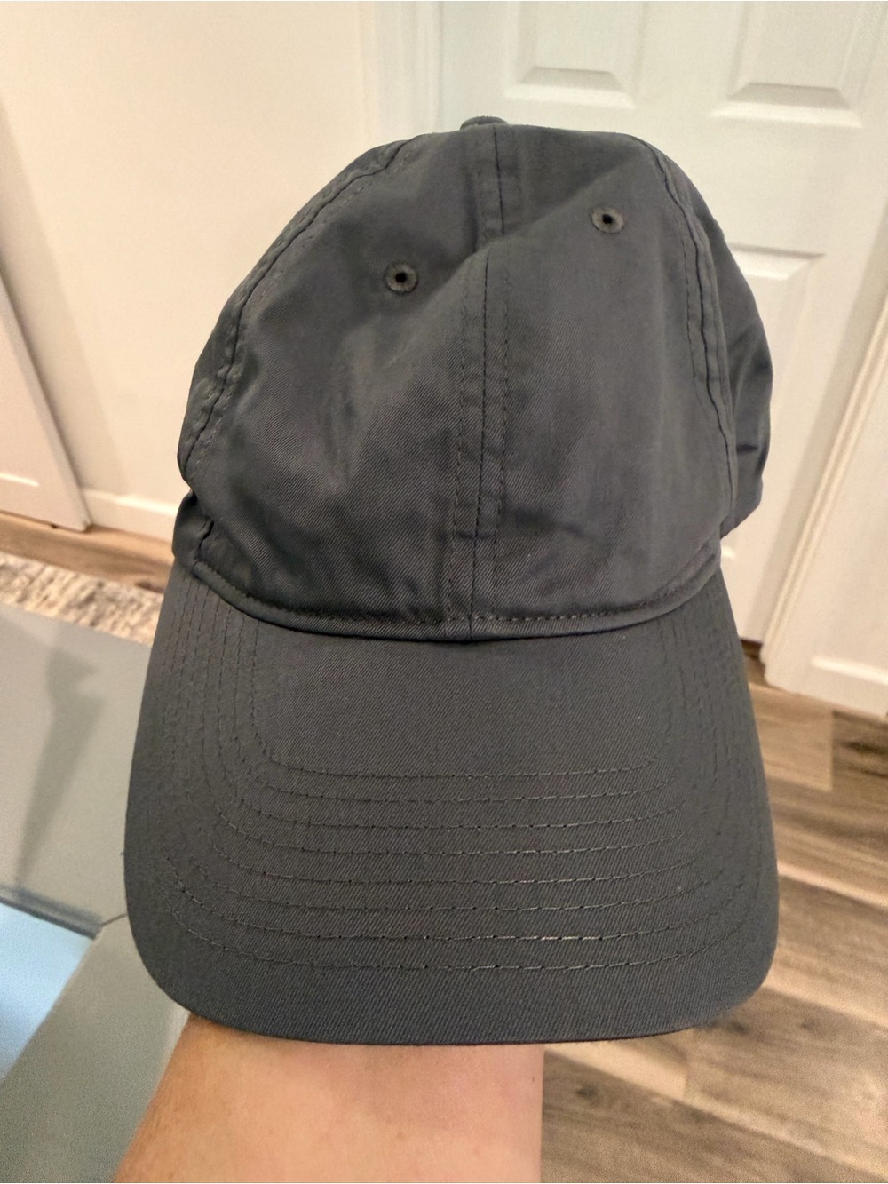 Nike Women's Dark Gray Cotton Baseball Cap